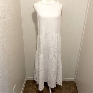 Joie White Sleeveless Sundress Maxi